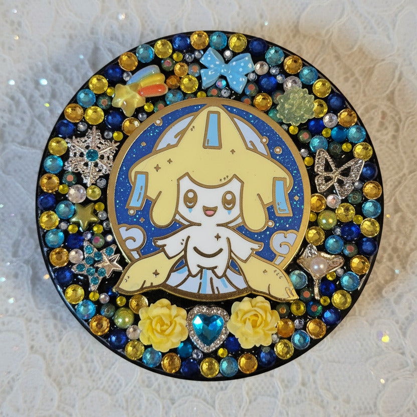 Yellow Star Angel Glass Jar
