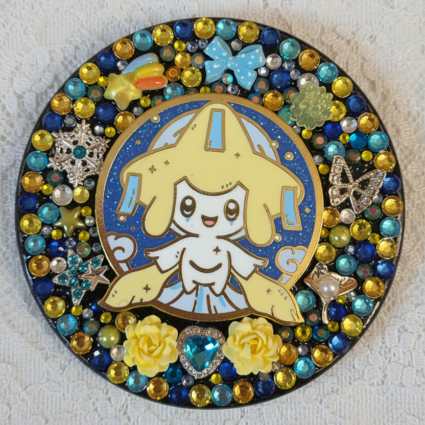 Yellow Star Angel Glass Jar